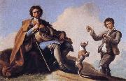 Ramon Bayeu The Blind Singer oil painting